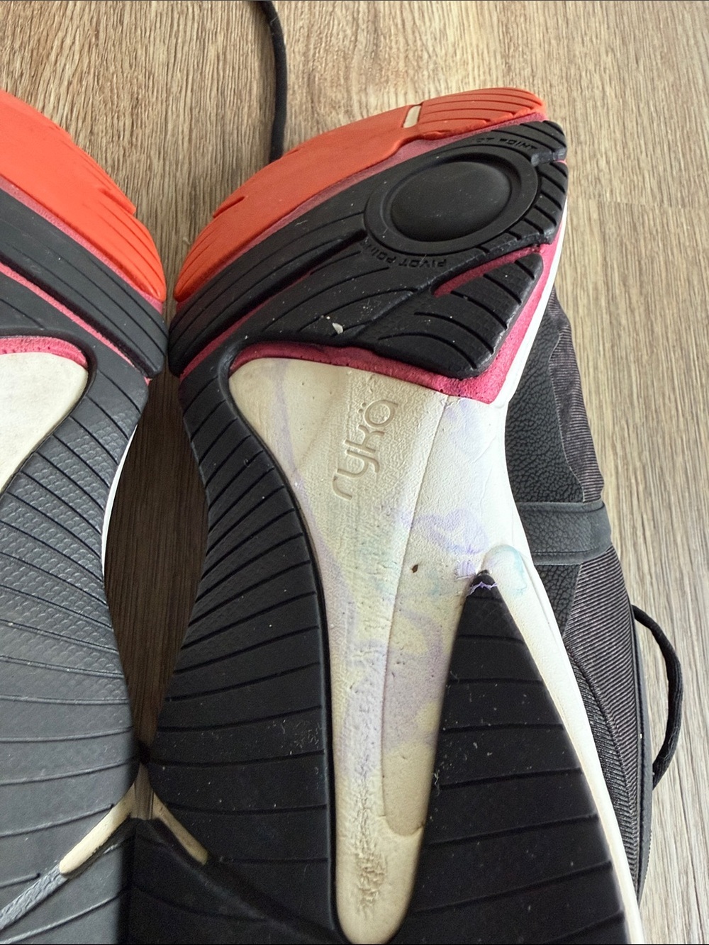 Ryka Women's Black and Purple Low-Top Athletic Sneakers - Picture 10 of 10